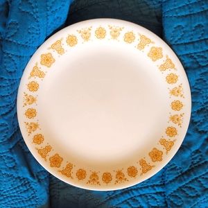 8 Butterfly Gold Corelle plates by Corningware